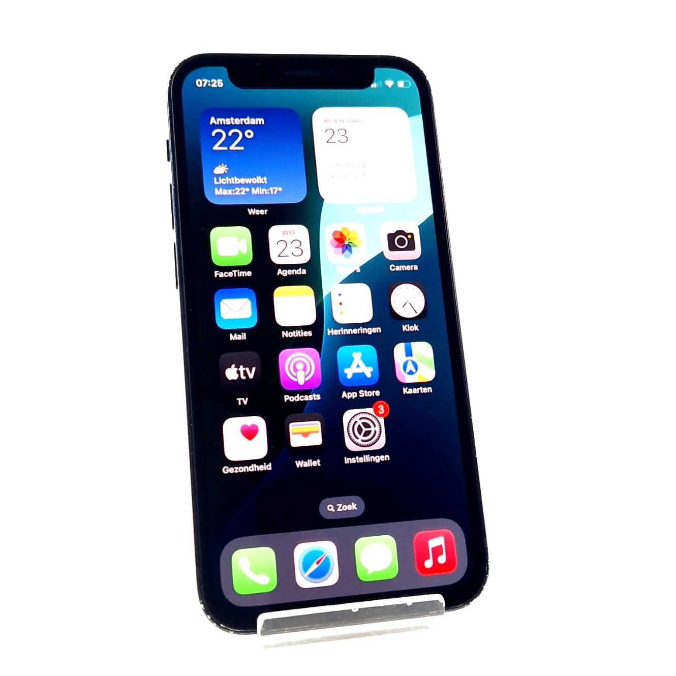 Apple Iphone 12 Mini, 64GB, 100 Procent Batterij Capaciteit, Black/Zwart, Nieuw Krasvrij Scherm | Incl. Garantie