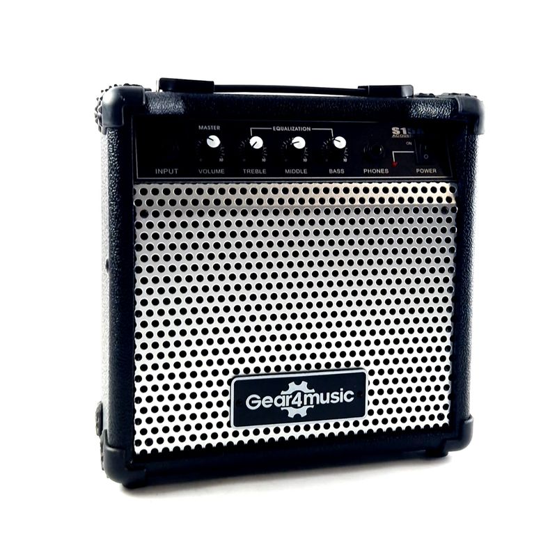 Gear4Music S15A, Gitaarversterker, 15Watt, Black/Zwart | In Nette Staat
