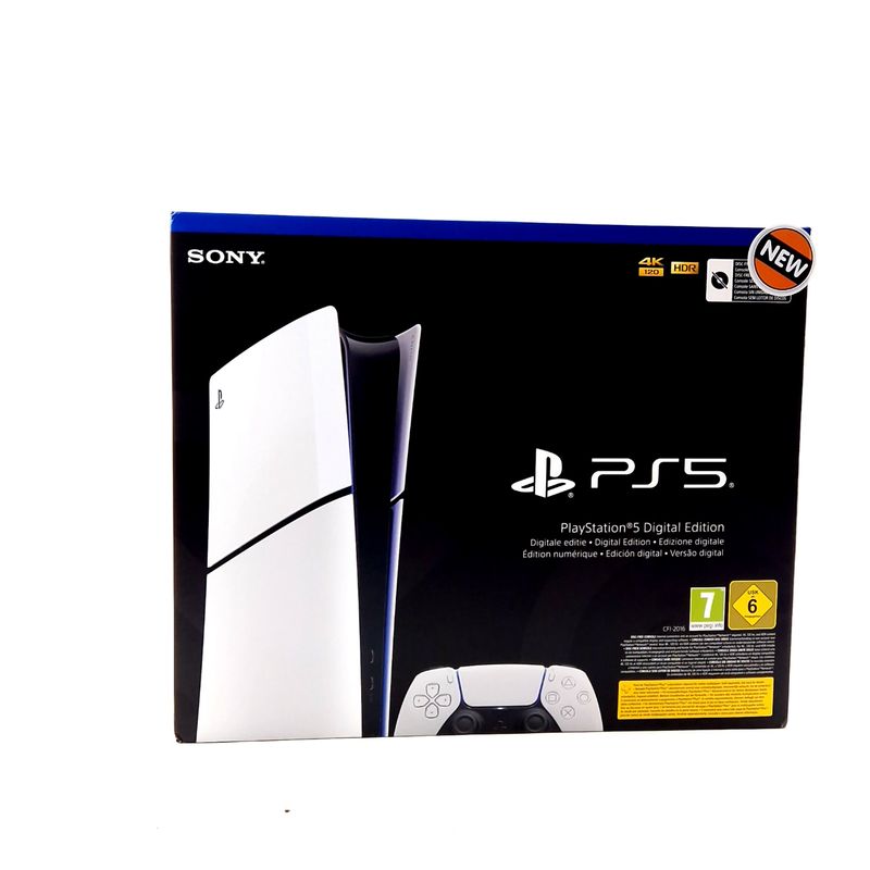 Sony Playstation 5 Slim, Digital, 1TB, Wit/White, Incl. Controller, Incl  Doos | Nieuw In Seal