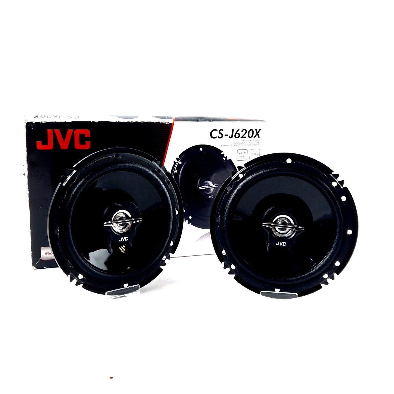 JVC CS-J620X, Auto Speakers, 30W, Zwart/Black, Incl. Doos | Nieuw Uit Doos