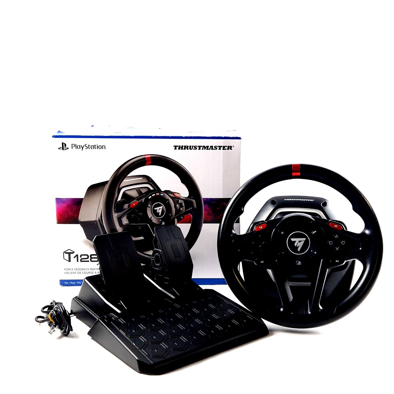 Thrustmaster T128 (PS4/PS5/PC) Zwart, Incl. Doos | Zo Goed Als Nieuw