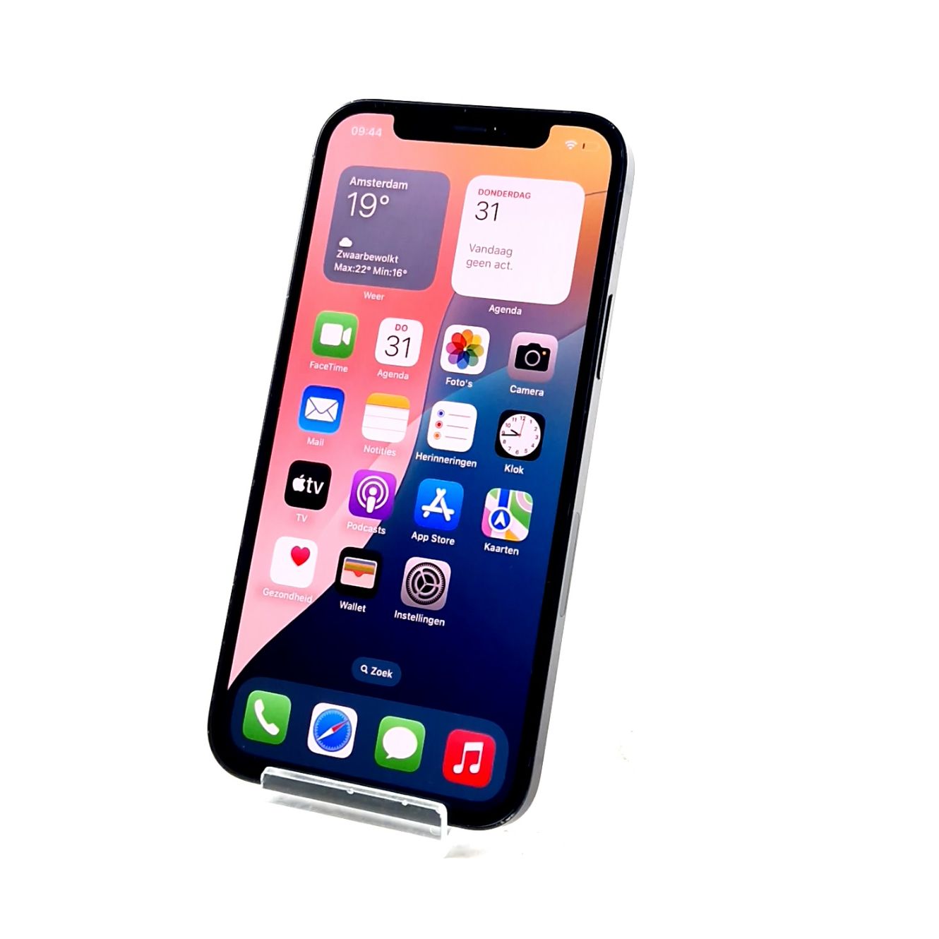 Apple iPhone 12, Smartphone, 128GB, Nieuw Krasvrij Scherm, 100 Procent Batterij Capaciteit, Face ID Defect, Black/Zwart | Incl. Garantie