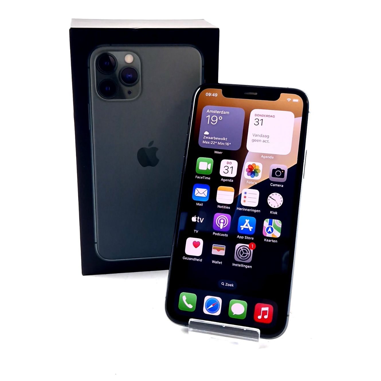 Apple iPhone 11 Pro, Smartphone, 64GB, Groen/Green, Incl. Doosje, 85% | Incl. Garantie
