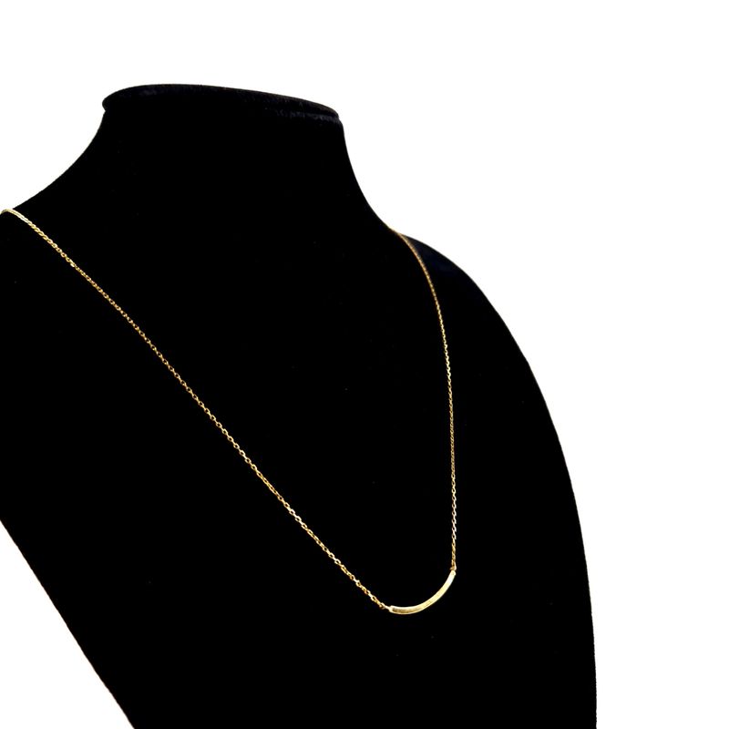 Gouden Ketting 14kt, Met Tussenstuk, 1,05g | In Nette Staat