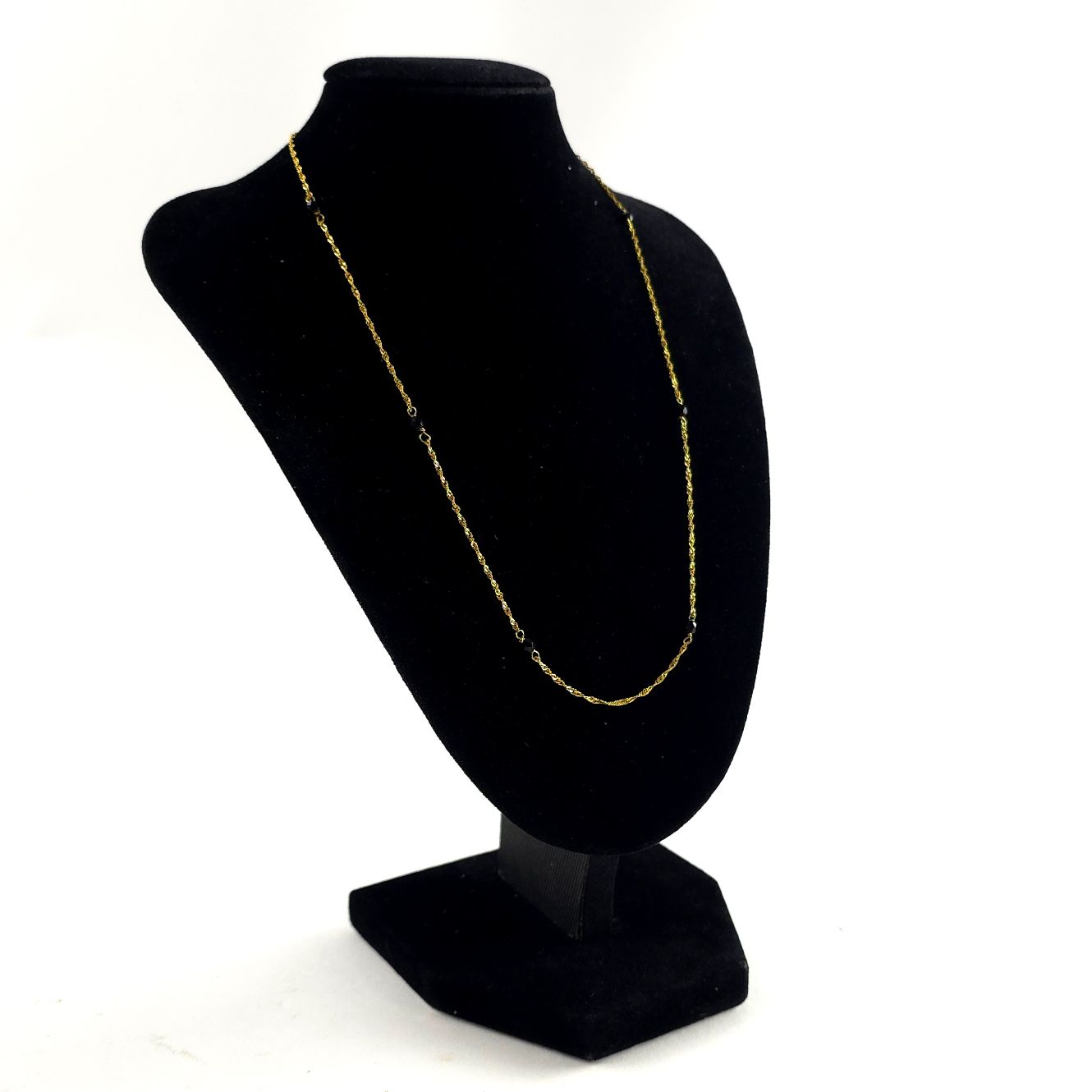 Gouden Ketting, Incl. Steen, 14KT, 1.5 Gram, | In Nette Staat