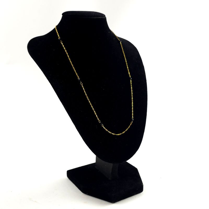 Gouden Ketting, Incl. Steen, 14KT, 1.5 Gram, | In Nette Staat