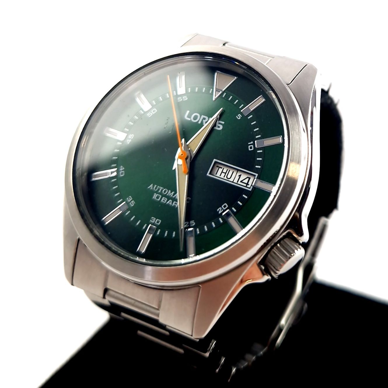 Lorus Y676-X057 Automatisch Herenhorloge Green/Groen Incl. Schakels | Incl. Garantie