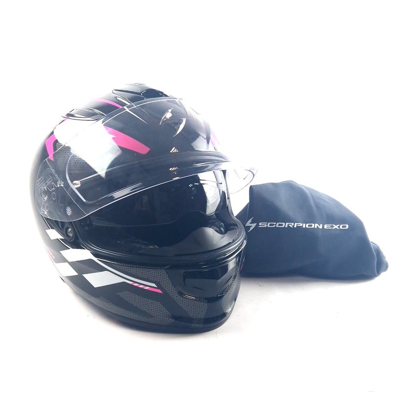 Scorpion Exo 491, Helm, Maat M, 58CM, Roze/Zwart | Nieuw