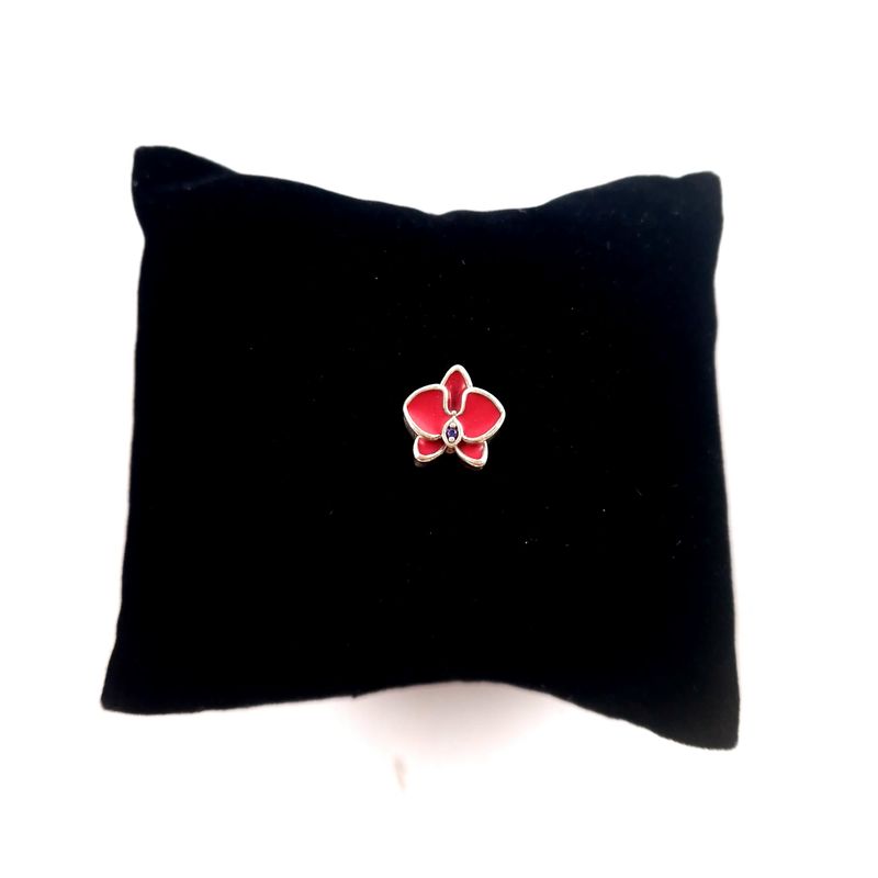 Pandora bedeltje, Bloem, 925, Zilver/ Roze | In Nette Staat