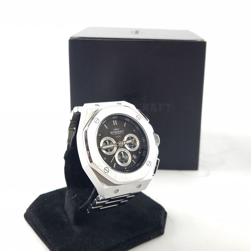 Rotorcraft, Skyfall RC6501, Horloge, 44MM | In Nette Staal Rotorcraft, Skyfall RC6501, Horloge, 44MM | In Nette Staal