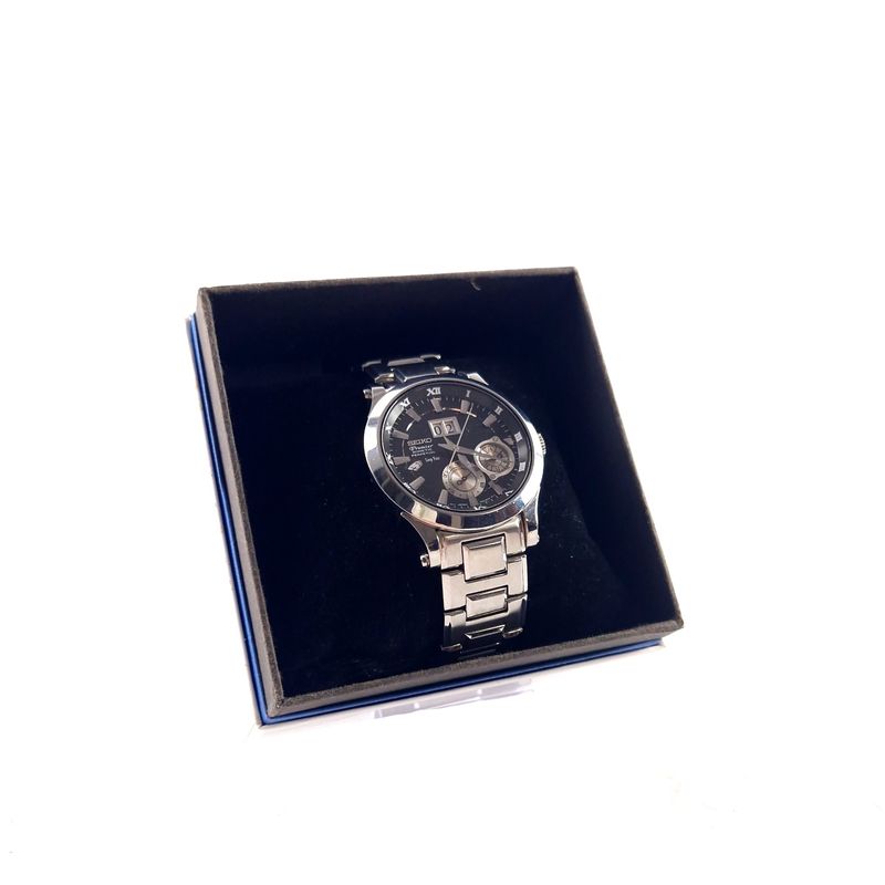 Seiko,Kinetic, SNP003P1, Herenhorloge, 42MM | In Nette Staat