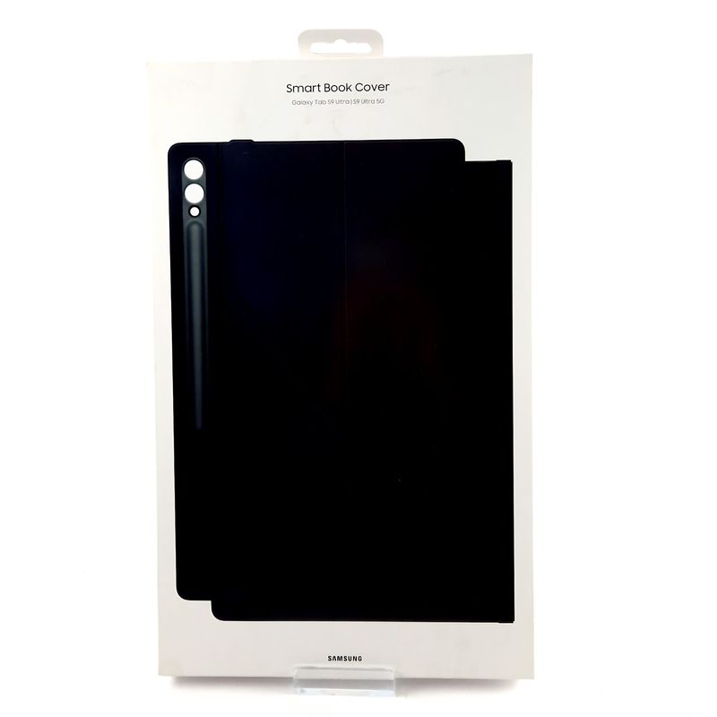 Samsung Galaxy Tab S9 Ultra Smart Book Cover, Tablet Hoes, Galaxy Tab S9 Ultra, Zwart/Black, Incl. Doosje | Nieuw in Seal