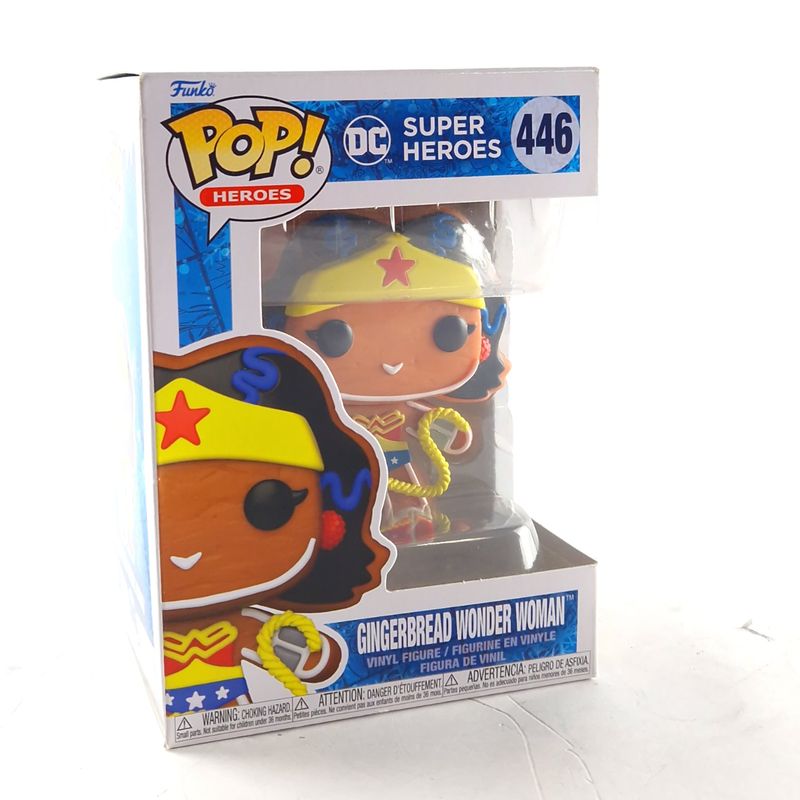 Funko Pop DC Super Heroes 446 Gingerbread Wonder Woman |ZGAN