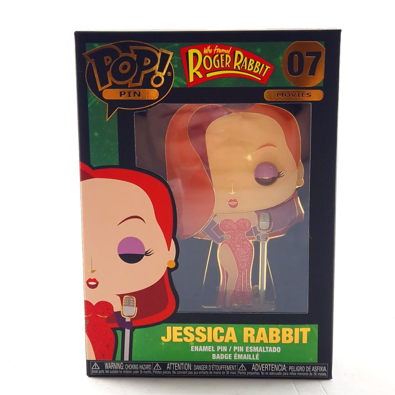Funko Pop Pin Who Framed Roger Rabbit 07 Jessics Rabbit ZGAN