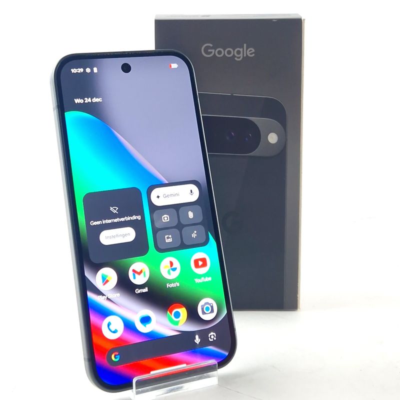 Google Pixel 10, 256GB,Zwart/Black, Krasvrij Scherm | ZGAN