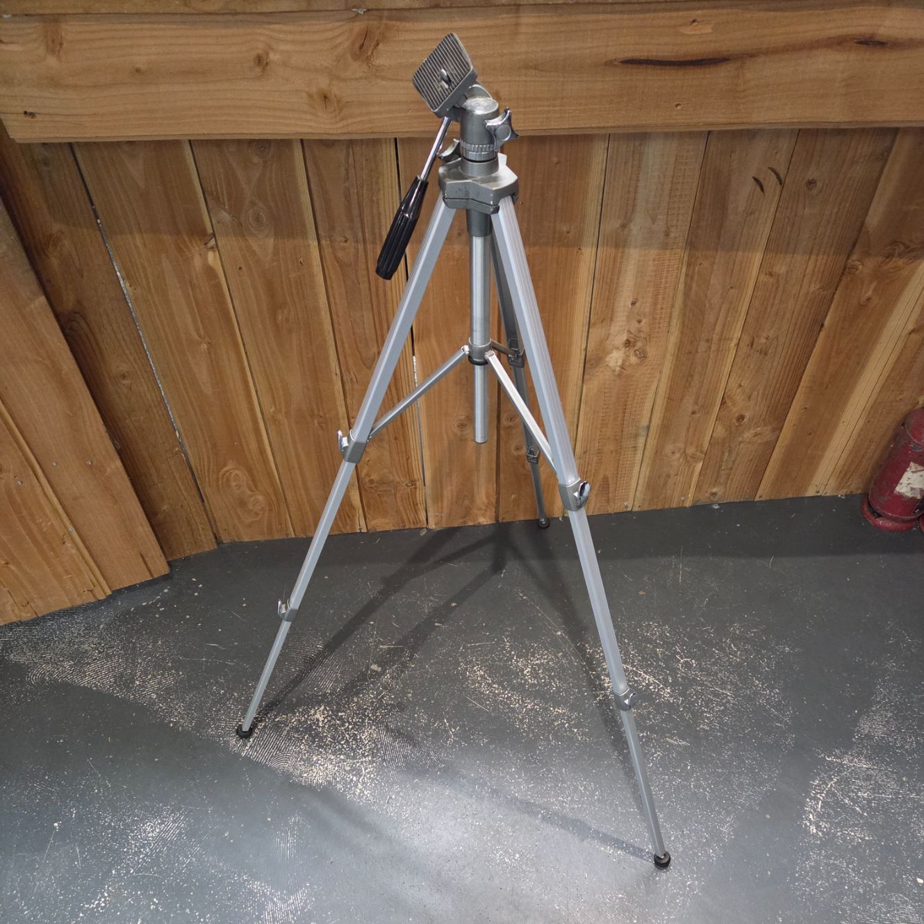 Camera Statief, Tri-Pod, Zilver/Silver | In Nette Staat