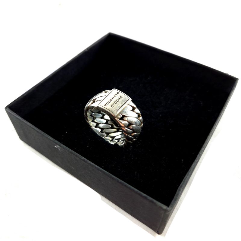 Buddha to Buddha Ben ring 925 16mm, maat 21 | In Nette Staat