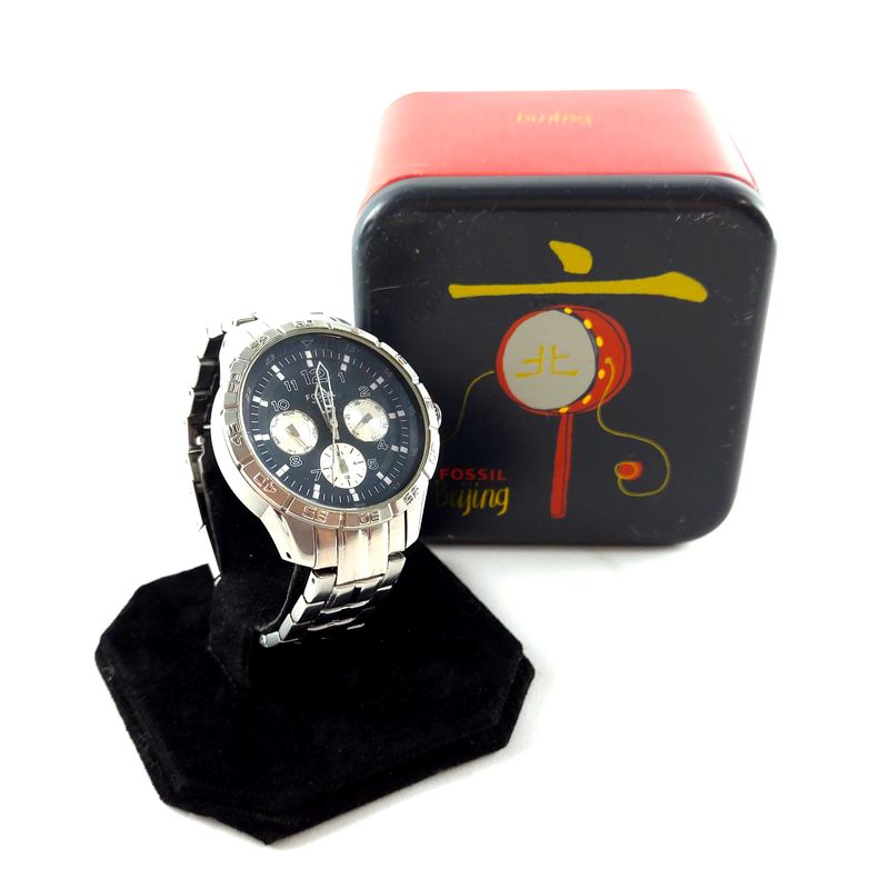 Fossil BQ 9394, Herenhorloge, 40MM, 10ATM, | In Nette Staat