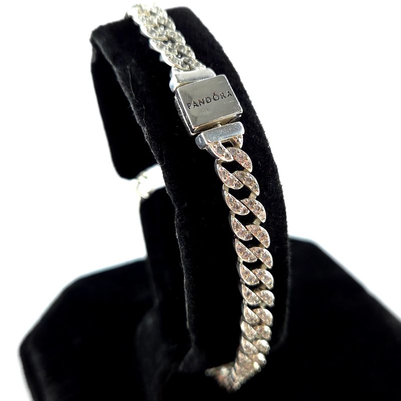 Pandora Timeless Pavé Armband, Zilver, 18cm | In Nette Staat