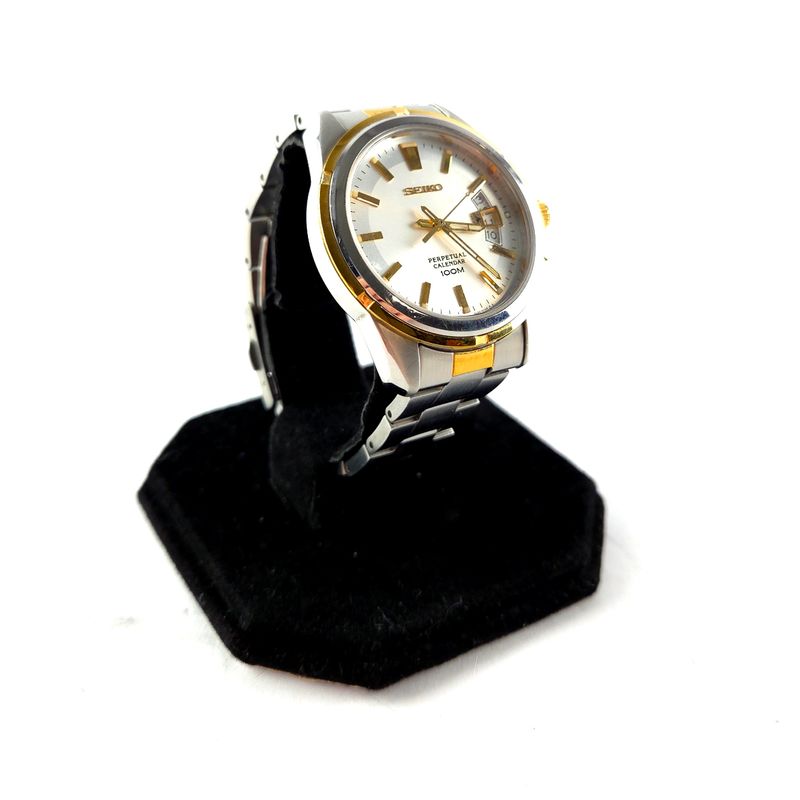 Seiko SNQ132P1 Saffier herenhorloge | In Nette Staat