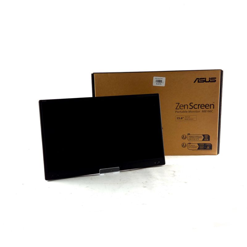 Asus MB166C, Portable Monitor, Zwart/Black, | In Nette Staat