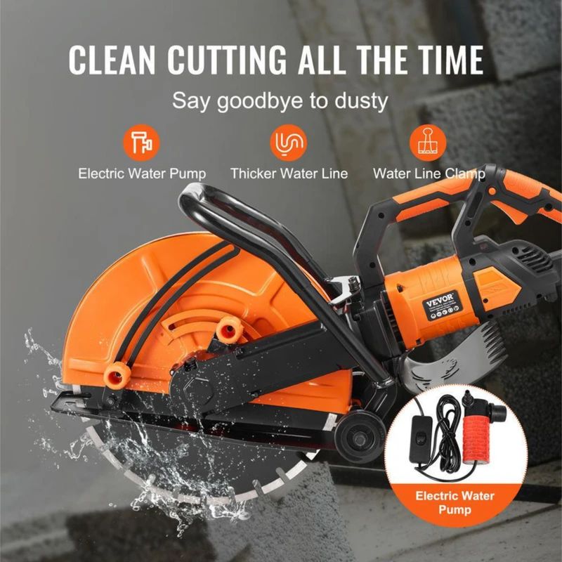 VEVOR, DC425 Elektrische betonzaag, 2800W,  | Nieuw Uit Doos