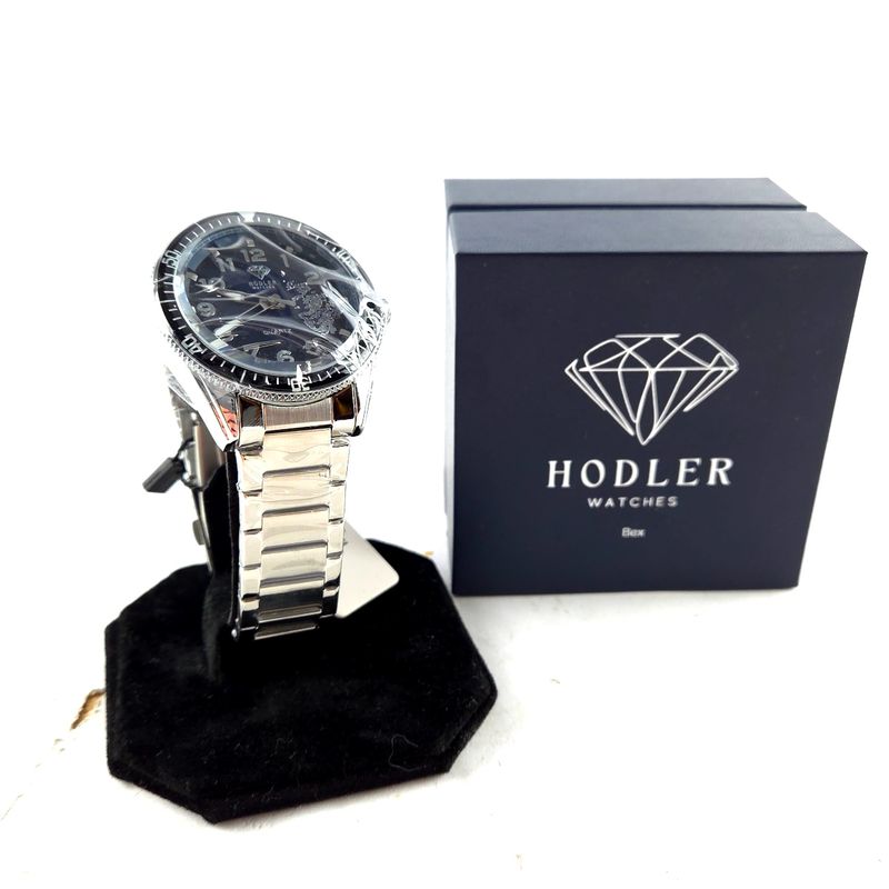 Hodler Herenhorloge, Blauw/Blue, Incl. Doos | Nieuw