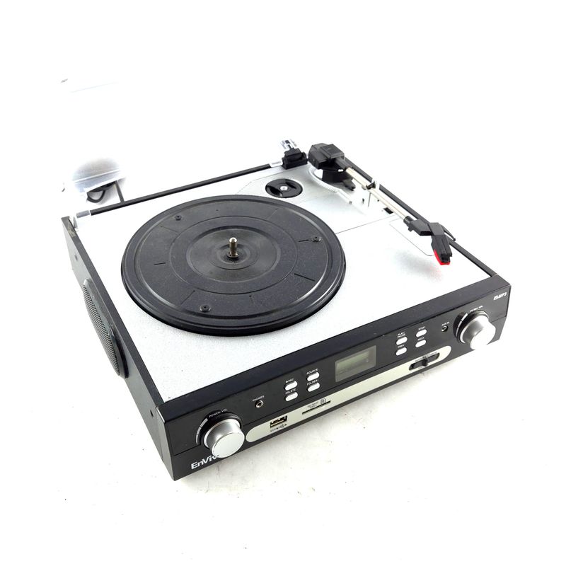 EnVivo Platenspelers, Zwart/Black | Incl. Garantie