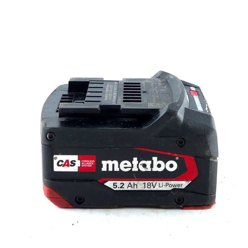 Metabo, Accu, 18V, 5.2AH, Zwart/Black | In Nette Staat