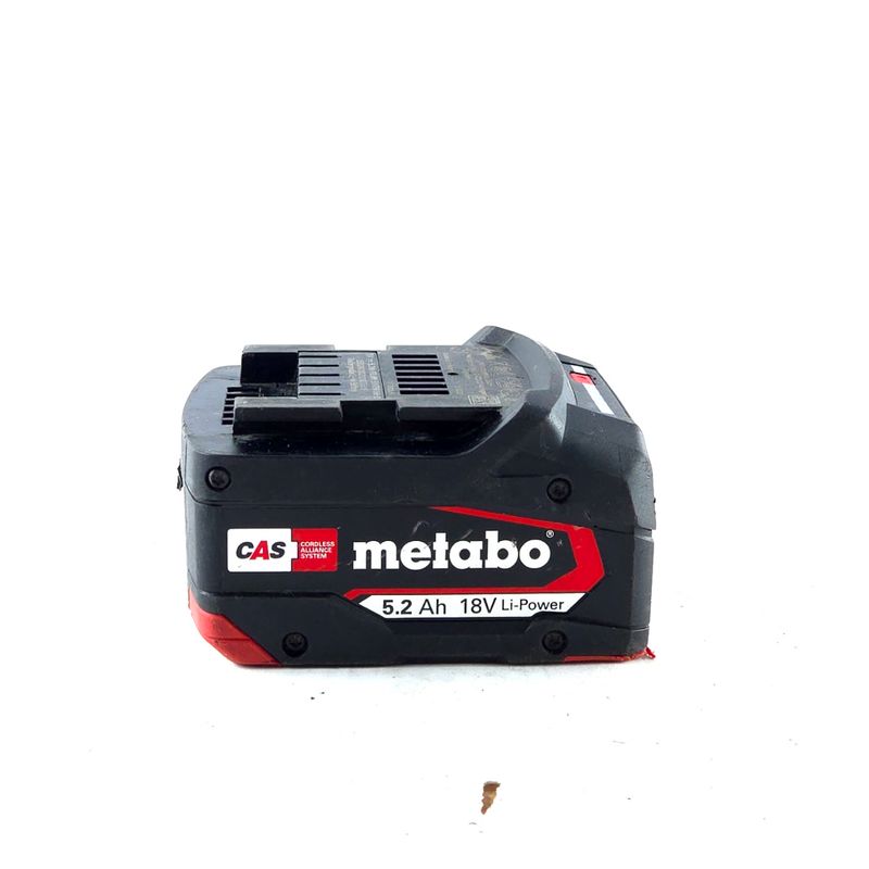 Metabo, Accu, 18V, 5.2AH, Zwart/Black | In Nette Staat