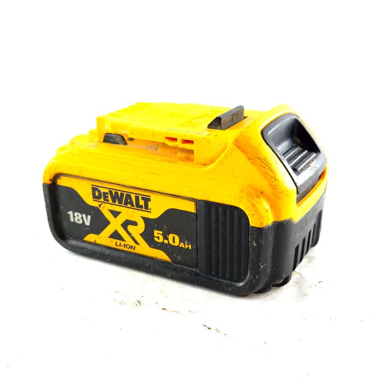 DeWALT 18V 5.0AH Accu, Geel/Zwart | In Nette Staat