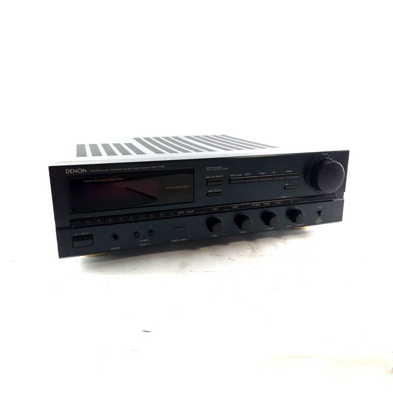 Denon DRA735R, Versterker, Zwart/Black | In Nette Staat