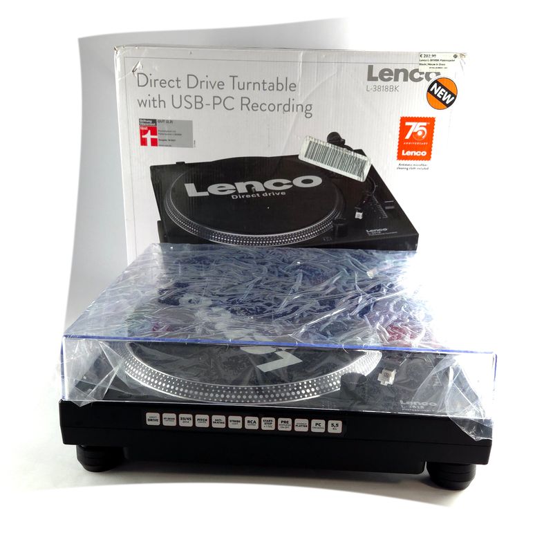 Lenco L-3818BK Platenspeler Black | In Nette Staat