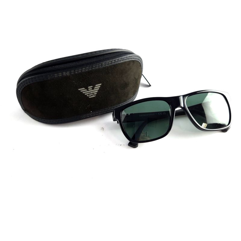 Emporio Armani, EA4035, Zonnebril, Zwart/Black | Netjes