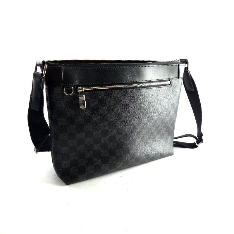 Louis Vuitton, District PM Damier Graphite Messenger Bag