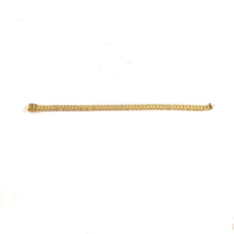 Pandora Timeless Pavé, Goud/Gold, 19CM | In Nette Staat