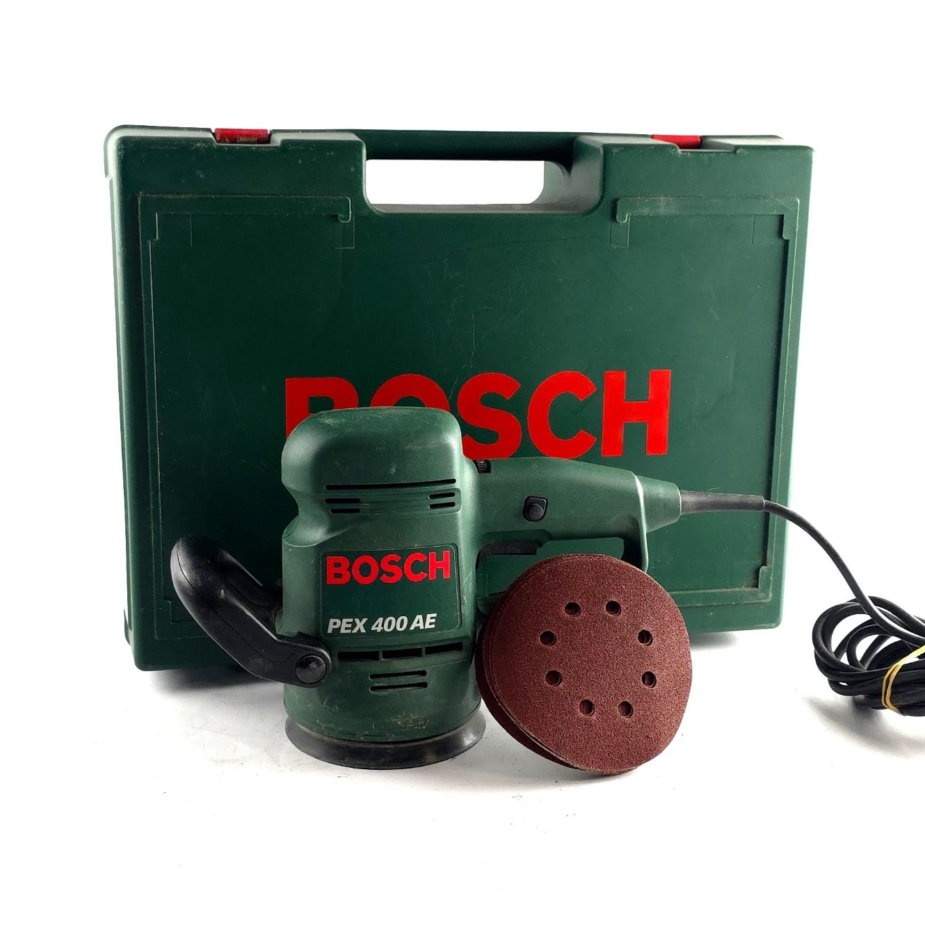 Bosch Pex 400 AE, Schuurmachine, Incl. Koffer | Netjes