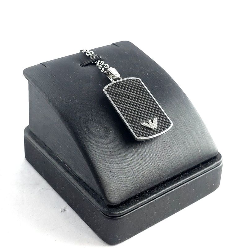 Emporio Armani Dogtags, Ketting, Stainless Steel,50CM
