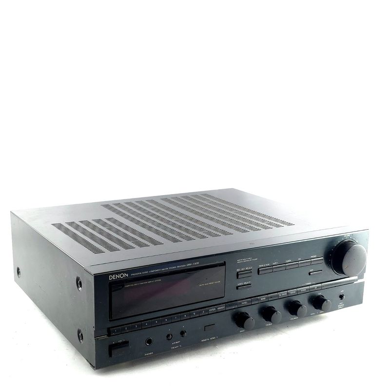 Denon DRA735R, Versterker, Zwart/Black | In Nette Staat