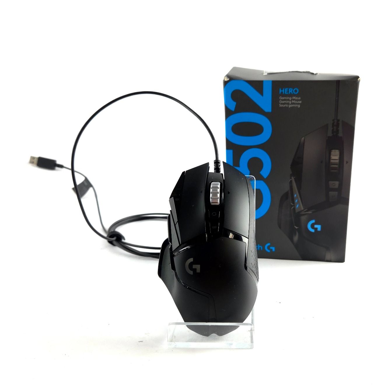Logitech G502 Hero Black Bedrade Muis | ZGAN
