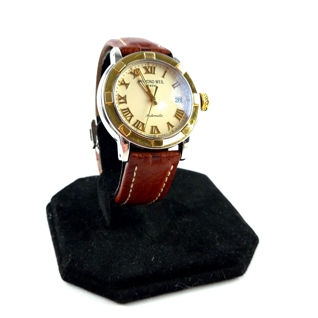 Raymond Weil 2840, Lederen Band, Incl. Certificaat | Netjes