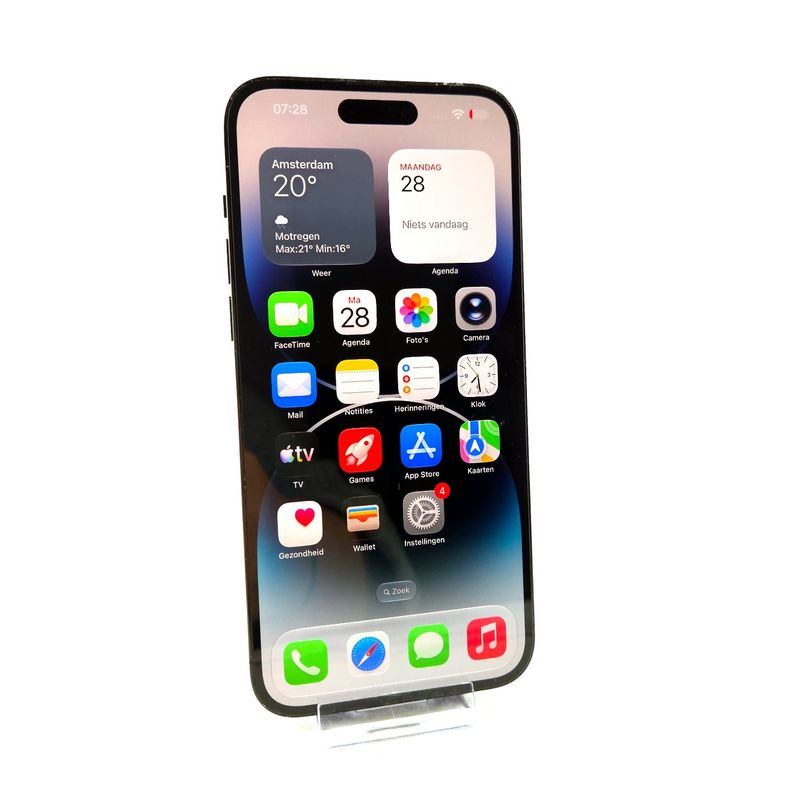 iPhone 14 Pro Max, 128GB, 100%, Krasvrij Scherm! | ZGAN
