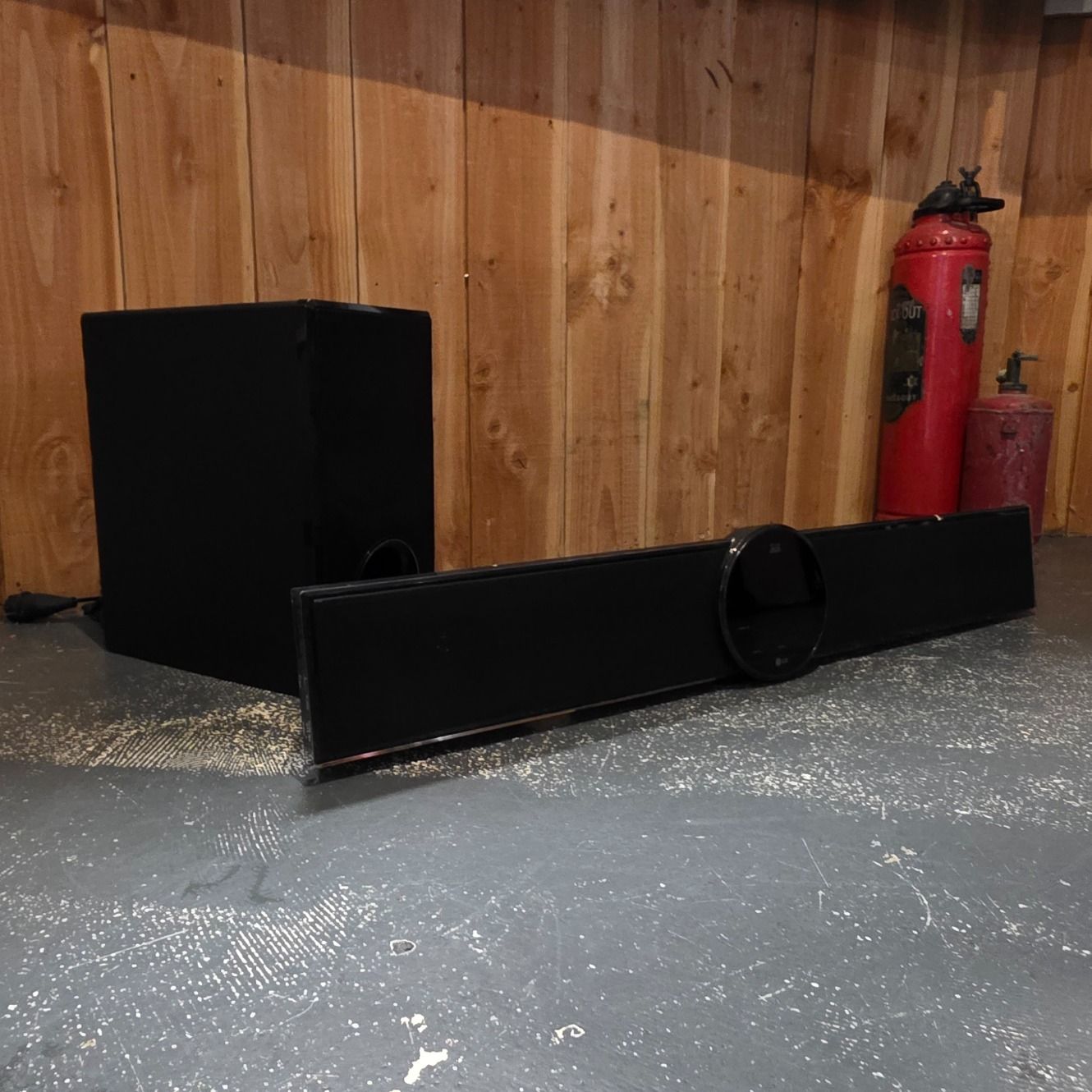 LG HLX55W Soundbar &amp; Subwoofer, Excl. AB | Netjes
