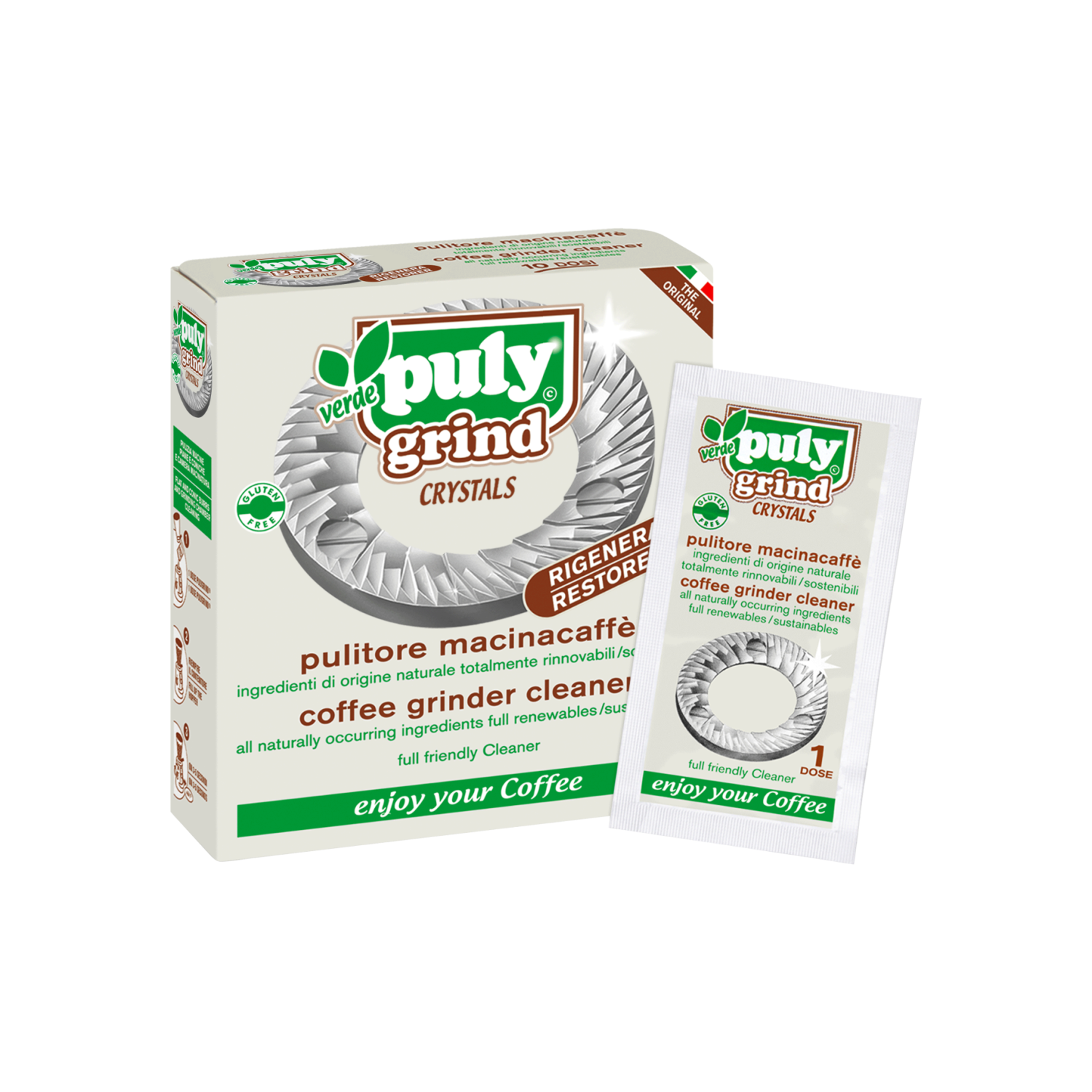 GRIND CLEANING DETERGENT PULY GRIND CRYSTALS GREEN