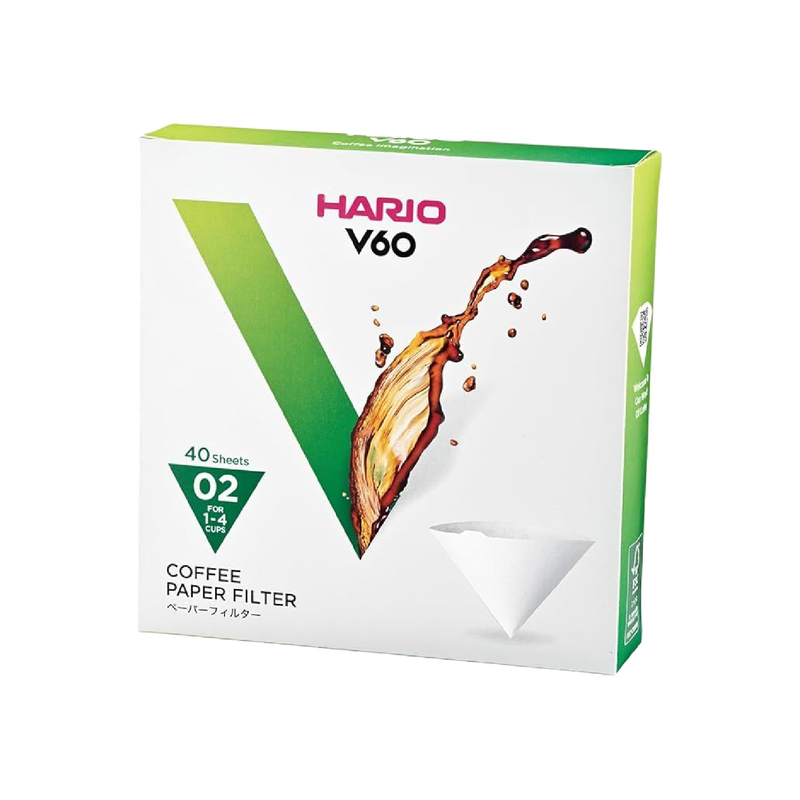 HARIO V60 FILTER PAPER, 02 SIZE (40 PCS)
