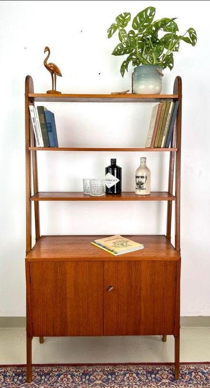 Wunderschönes Teak Leiterregal / Highboard / Bücherregal