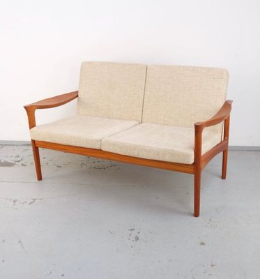 Mid Century Teak Sofa von Golstrup, dänisch