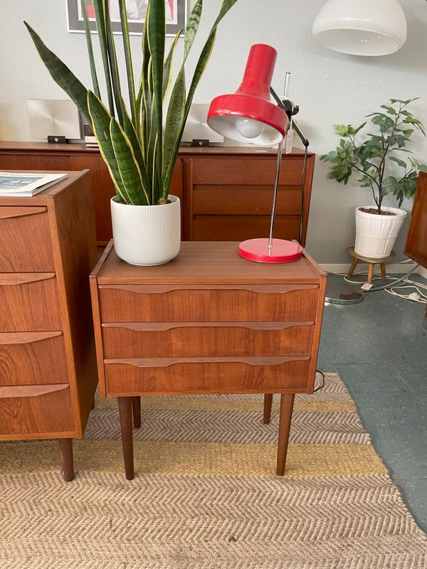Mid Century Teak Schubladen-Kommode, danish