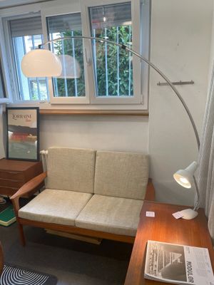 Wundervolle Mid Century Bogenlampe