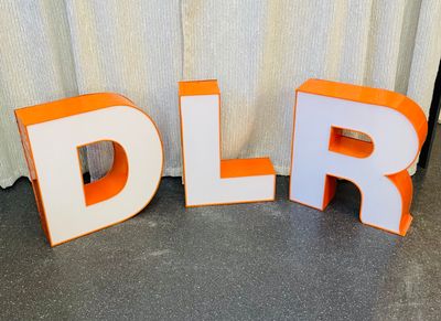 Tolle Leuchtbuchstaben aus den 70er Jahren